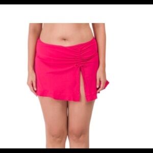 Gottex Profile swim skirt size pink 24W. NWT